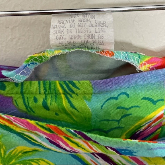 Jams World Vintage Jamaican Tropical Skirt Coverup Wrap - Picture 4 of 7